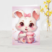 Zorg voor goed gevouwen Wenskaart Kaart (Gele Bloem)