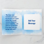 Zorg voor goed gevouwen Wenskaart Kaart (Binnen)