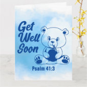 Zorg voor goed gevouwen Wenskaart Kaart (Gele Bloem)