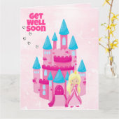 Zorg voor goed gevouwen Wenskaart Kaart (Gele Bloem)