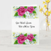 Zorg voor goede Rozen Kaart (Gele Bloem)