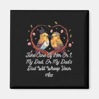 Zorg voor haar bruiloft Grappige Broer Bruid Magneet