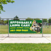 Zorg voor het gazon Aangepaste bewerkbare banner (Insitu)