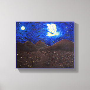 Zorg voor het Soul Angel-schilderdoek (8 x 10 inch Canvas Afdruk