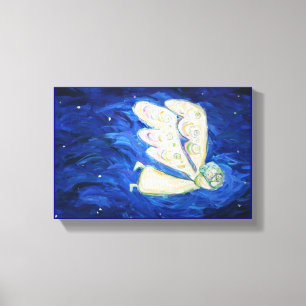 Zorg voor het Soul Angel-schilderdoek (8 x 12 inch Canvas Afdruk