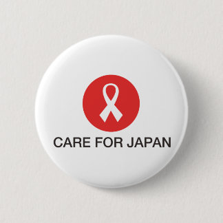 ZORG VOOR JAPAN RONDE BUTTON 5,7 CM
