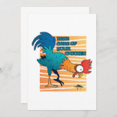 Zorg voor je kip bedankkaart (Voorkant / Achterkant)