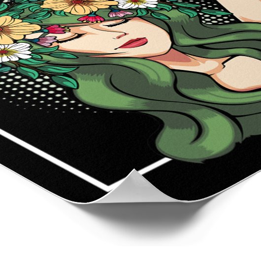 Zorg voor jezelf Zelfliefde Lichaam Positief Ment Poster (Hoek)