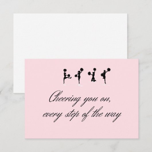 Zorg voor kaarten - Cheerleaders (Voorkant / Achterkant)