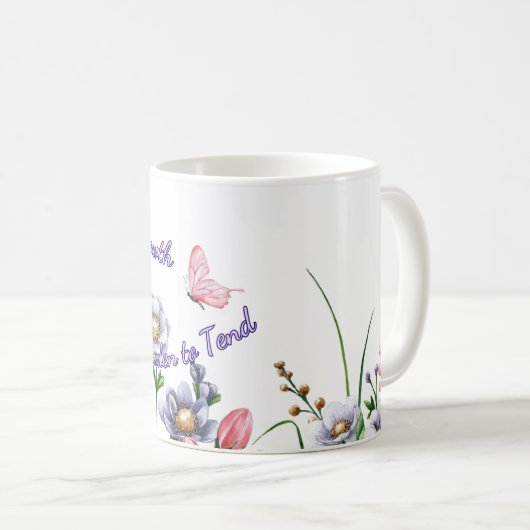 Zorg voor mij, mijn innerlijke groei koffiemok (Voorkant rechts)