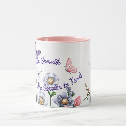 Zorg voor mij, mijn innerlijke groei mok (Midden)