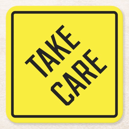 Zorg voor papier Onderzetter (Voorkant)