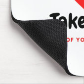 Zorg voor uw gezondheid muismat (Hoek)