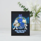 Zorg voor uw kleine planeet briefkaart (Staand voorkant)