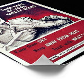 Zorg voor uw veiligheidsschoenen poster (Hoek)