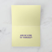 Zorg voor uzelf kaart (Binnen)