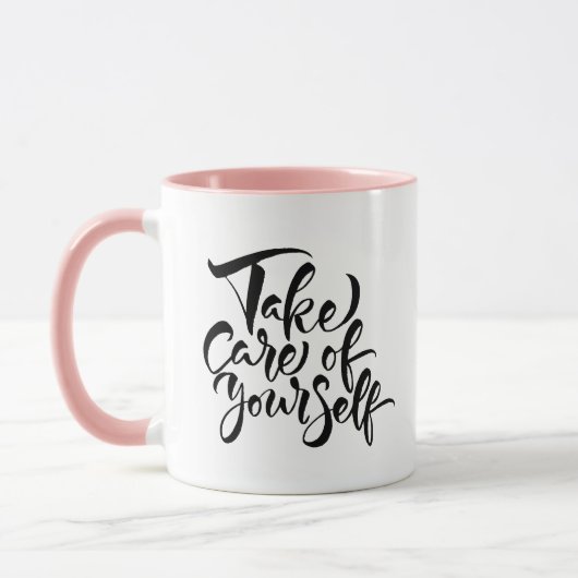 Zorg voor uzelf mok (Links)