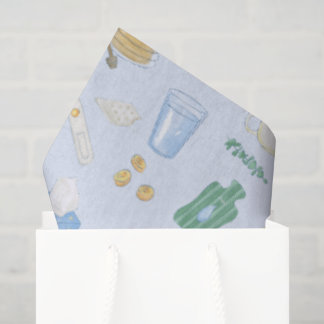 Zorg Voor Zieke Dag Voorspoedig Hersteld Zelfzorg Tissuepapier