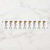 Zorg Waterfles Etiket (Enkel label)