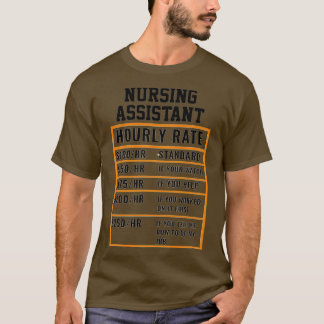 Zorgassistent-uurtarief T-shirt