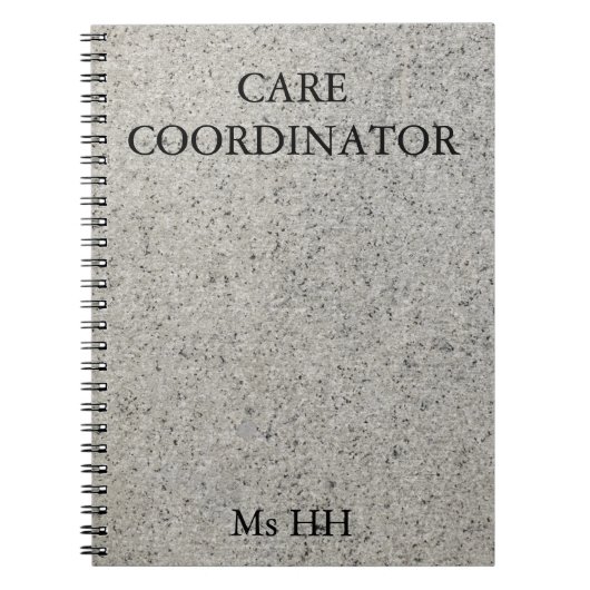 Zorgcoördinator Notitieboek (Voorkant)