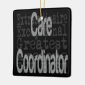Zorgcoördinatrice Extraordinaire Keramisch Ornament (Links)