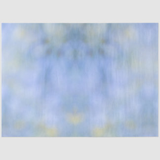 Zorgeloos Abstract Blauw Geel Patroon Tissuepapier