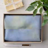 Zorgeloos Abstract Blauw Geel Patroon Tissuepapier (Geschenk)