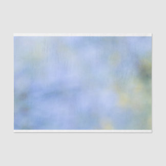 Zorgeloos Abstract Blauw Geel Patroon Tissuepapier