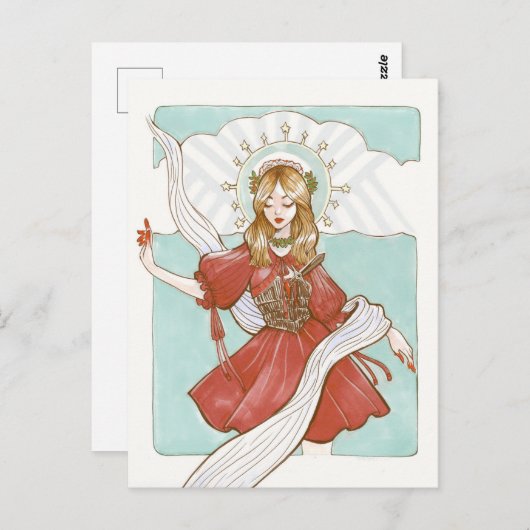 Zorgeloos Briefkaart (Voorkant / Achterkant)