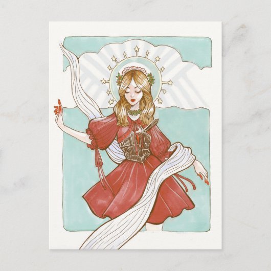 Zorgeloos Briefkaart (Voorkant)