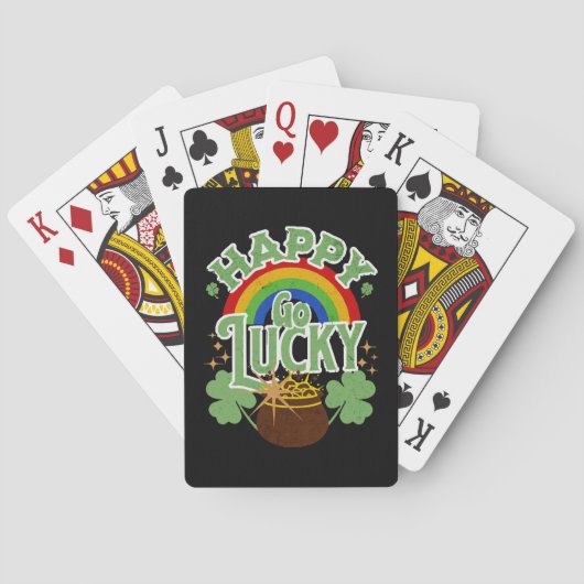 Zorgeloos Gelukkig Pokerkaarten (Achterkant)