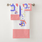 Zorgeloos Monogram B Kinder Bad Handdoek (Insitu)