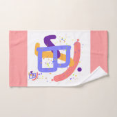 Zorgeloos Monogram B Kinder Bad Handdoek (Handdoek)