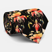 Zorgeloze kantoor wilde bloemen boho stropdas (Opgerold)