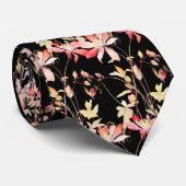 Zorgeloze kantoor wilde bloemen boho stropdas (Opgerold)