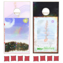 Zorgeloze pret! Cornhole-set