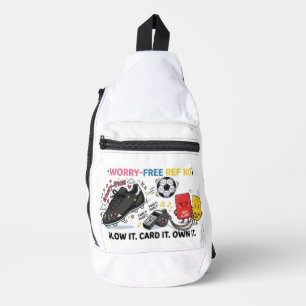 Zorgeloze scheidsrechter-kit — Grappige Kawaii-voe Sling Bag