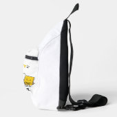 Zorgeloze scheidsrechter-kit — Grappige Kawaii-voe Sling Bag (Rechts)