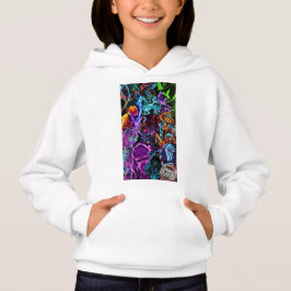 Zorgeloze T-shirt Hoodie voor Meisjes