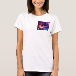 Zorgeloze T-shirt met ronde hals voor dagelijks ge