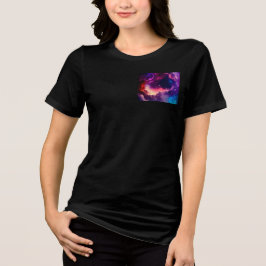 Zorgeloze T-shirt met ronde hals voor dagelijks ge