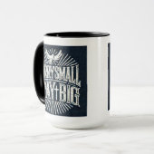 Zorgen Kleine Bidden Grote 15oz Geloof-geïnspireer Mok (Voorkant links)