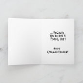 Zorgen voor de 40e verjaardag van de geboortekaart kaart (Binnen)