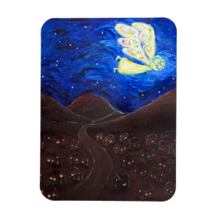 Zorgen voor de Soul Angel Art Painting Magnet Magneet