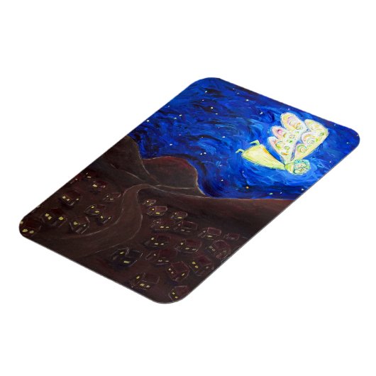 Zorgen voor de Soul Angel Art Painting Magnet Magneet (Linkerzijde)