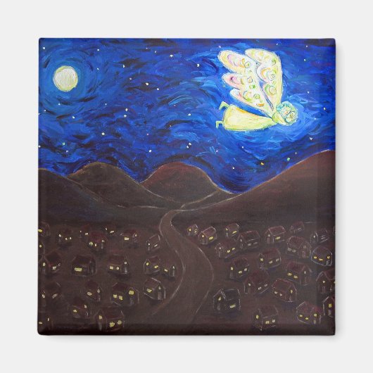 Zorgen voor de Soul Angel Magnets Magneet (Voorkant)