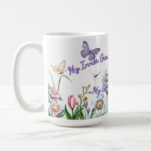 Zorgen voor mij, mijn innerlijke groei koffiemok (Links)