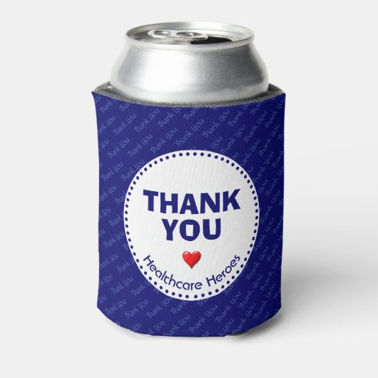 Zorghelden DANK U  BLUE Blikjeskoeler (Blikje Achterkant)