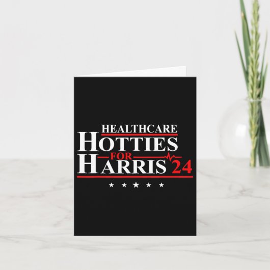 Zorghotties Voor Harris 24 Design  Kaart (Voorkant)